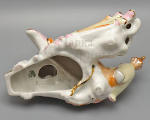 Настенная декоративная лампа «Сказочная птица» («Жар-птица»), скульптор Кожин П. М., фарфор, Дулево, 1956 г.