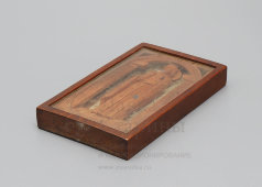 Старинная карманная иконка «Святая мученица Варвара», дерево, резьба, Россия, 19 в.