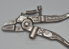 Старинная трофейная разводка для зубьев пилы, металл, Германия, 1930-40 гг.