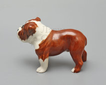 Статуэтка «Собака породы английский бульдог», фарфор, компания Бесвик (Beswick), Англия, 1960-е