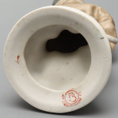 Статуэтка «Мужичок с ноготок», скульптор Маслов В. А., бисквит, Первомайский фарфоровый завод (Песочное), 1950-е