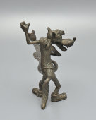 Винтажная открывалка для бутылок «Волк с гитарой» по мотивам мультфильма «Ну, погоди!», СССР, 1970-е