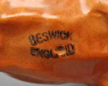 Статуэтка «Собака породы вельш-корги», фарфор, компания Бесвик (Beswick), Англия, 1960-е