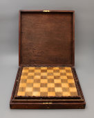 Игровой подарочный набор, шахматы «Римская империя», бронза, Россия, 19 в.