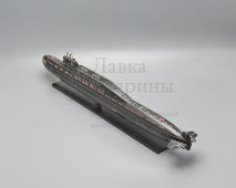 Модель атомной подводной лодки проекта 667 БДРМ «Дельфин», дерево, металл, СССР, 1980-е