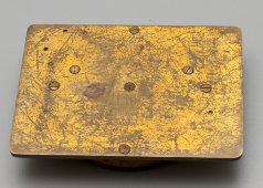 Угломерный прибор «Буссоль» (компас), латунь, стекло, Россия, к. 19, н. 20 вв.