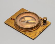 Угломерный прибор «Буссоль» (компас), латунь, стекло, Россия, к. 19, н. 20 вв.