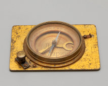 Угломерный прибор «Буссоль» (компас), латунь, стекло, Россия, к. 19, н. 20 вв.