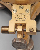 Старинный оптико-механический прибор HVA XVI 9-1 для геодезических или маркшейдерских работ, компания Max Hildebrand, Фрайберг, Германия, н. 20 в.