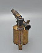 Старинная паяльная лампа, G. BARTHEL, модель 212, клеймо две шпаги, Германия, 1-я пол. 20 в.