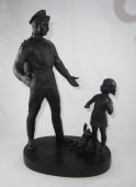 Скульптура «С победой!», чугун, Касли, 1976 г.