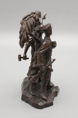 Бронзовая статуэтка «Пролетарская троица», Всекохудожник, современный повтор