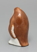 Статуэтка «Пингвин», керамика Гжели, 1950-60 гг.