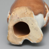 Статуэтка «Пингвин», керамика Гжели, 1950-60 гг.