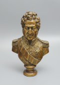 Настольный бюст короля Франции Луи-Филиппа Первого, бронза, Европа, 19 в.