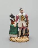 Статуэтка-миниатюра мужчины в историческом костюме, фарфор, Европа, 1-я пол. 20 в.