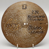 Металлический диск № 2317 «Малороссийский казачок» для полифона, размер D, Германия, кон. 19 в.