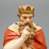 Старинная фарфоровая статуэтка «Король», KPM, Королевская мануфактура к. 19, н. 20 вв.