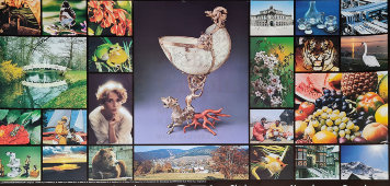 Рекламный настенный календарь компании ORWO на 1988-й год, ГДР, 1987 г. 