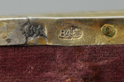 Венчальная пара в киоте: иконы «Господь Вседержитель» и «Богородица Иверская» в серебряных окладах, Москва, кон. 19 в.