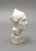 Бюст «Буденовец» (Голова красноармейца), агитация, ЛФЗ, скульптор Яковлев Б. И., 1930-е