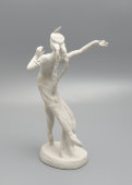 Статуэтка «Зарема» по мотивам балета «Бахчисарайский фонтан», скульптор Таёжная О. П. (Чешуина), бисквит, Дулево, 1950-60 гг.