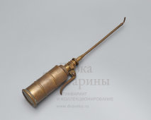 Старинная маслёнка «Pressol» для смазки мелких и труднодоступных механизмов, латунь, Германия, 1-я пол. 20 в.