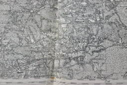 Военно-топографическая карта части территории Новгородской губернии Российской империи, ряд IV, лист 12, 1912 г.