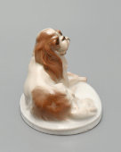 Статуэтка «Собака породы кавалер-кинг-чарльз-спаниель», художник Ф. Диллер, мануфактура Розенталь, Германия, 1910-е