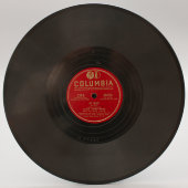 Граммофонная пластинка с песнями Луи Армстронга «Cornet shop suey» и «My heart», Columbia, США, 1920-е