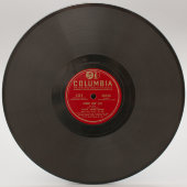 Граммофонная пластинка с песнями Луи Армстронга «Cornet shop suey» и «My heart», Columbia, США, 1920-е