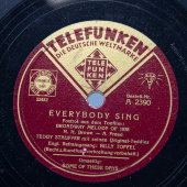 Фокстроты «Some of these days» и «Everybody sing», Telefunken, Германия, 1930-е