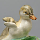 Винтажная настенная мыльница «Утята», скульптор Гуревич Е. М.​, фаянс, ЗиК Конаково, 1955 г.