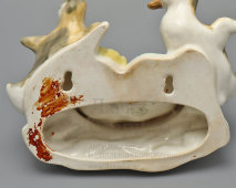 Винтажная настенная мыльница «Утята», скульптор Гуревич Е. М.​, фаянс, ЗиК Конаково, 1955 г.