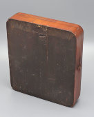 Старинная деревянная икона в киоте «Святая княгиня Ольга и Николай Чудотворец», Россия, нач. 20 в.