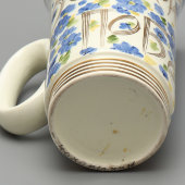 Винтажная юбилейная кружка «30 лет Великой Победе», художник Коковихин Н. А., фаянс ЗиК Конаково, 1975 г.