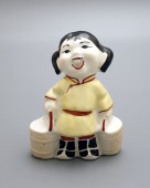 Статуэтка «Китайская девочка с ведрами», китайский фарфор