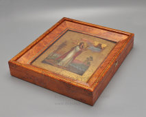 Антикварная деревянная икона «Святая мученица Александра», Россия, 19 в.