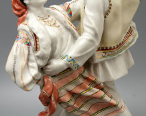 Статуэтка «Коломыйка» (карпатский танец), скульптор О. Рапай, Украина, Городница, 1960-70 гг.