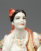 Статуэтка «Коломыйка» (карпатский танец), скульптор О. Рапай, Украина, Городница, 1960-70 гг.