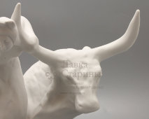 Фарфоровая скульптура «Похищение Европы», создана по модели В. А. Серова 1910 г., бисквит, ЛФЗ, 1930-е