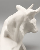 Фарфоровая скульптура «Похищение Европы», создана по модели В. А. Серова 1910 г., бисквит, ЛФЗ, 1930-е