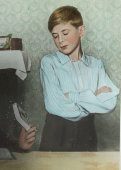 Диапозитив «Бросить курить нетрудно» из серии «Не курите», Минздрав СССР, 1951 г.