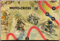 Настольная детская игра «Мотокросс» (Moto-cross), ГДР для СССР, 1970-е