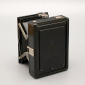 Советский пластиночный пластмассовый фотоаппарат «Турист», объектив Индустар 7, затвор ГОМЗ