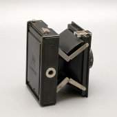 Советский пластиночный пластмассовый фотоаппарат «Турист», объектив Индустар 7, затвор ГОМЗ