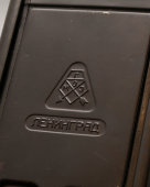 Советский пластиночный пластмассовый фотоаппарат «Турист», объектив Индустар 7, затвор ГОМЗ