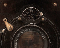 Советский пластиночный пластмассовый фотоаппарат «Турист», объектив Индустар 7, затвор ГОМЗ