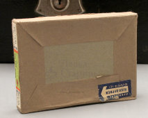 Советский пластиночный пластмассовый фотоаппарат «Турист», объектив Индустар 7, затвор ГОМЗ