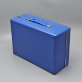 Отечественный патефон-чемоданчик, модель ПТ-3, Ленинградский граммофонный завод, НКМ Главширпотреб, 1938-39 гг.